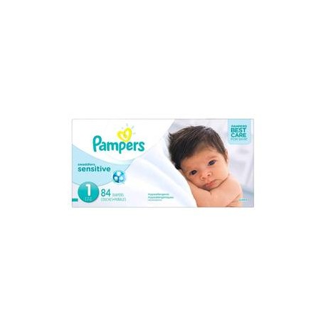 Procter & Gamble Pañales Etapa 1 Pampers Sensitive Piel Sensible 84P - ZK-Despensaenlinea