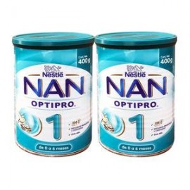 Nestlé Fórmula infantil NAN 1 2P/400G - ZK-Despensaenlinea