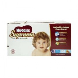 Kimberly Clark Pañales Etapa 5 Huggies Supreme Niño 84P - ZK-Despensaenlinea