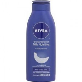 Beierdorf Media Caja Crema Nivea Body Milk Nutritiva Extra Seca 400G/7P-Despensaenlinea