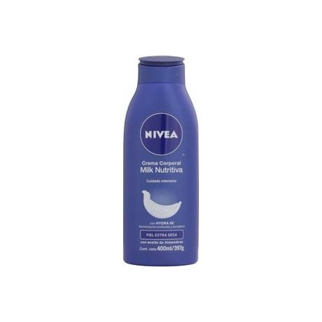 Beierdorf Media Caja Crema Nivea Body Milk Nutritiva Extra Seca 400G/7P-Despensaenlinea