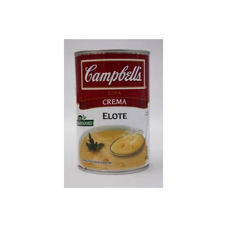 La Costeña Caja Sopa Cambells Crema Elote 420G/24P-Despensaenlinea