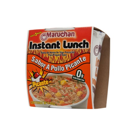 Maruchan Caja sopa Maruchan sabor pollo picante 12P/64G-Despensaenlinea