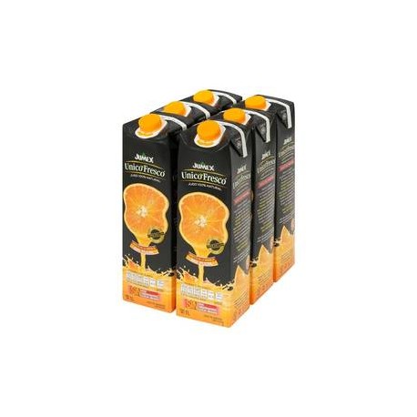 Jumex Pack jugo unico fresco naranja con pulpa 6P/1L - ZK-Despensaenlinea