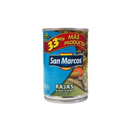 San Marcos Caja Chiles Rajas 215G/24P-Despensaenlinea