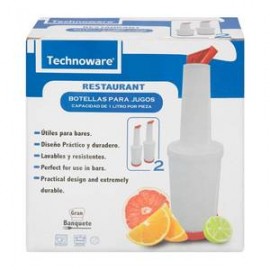 Technoware Botellas Technoware para Jugo 2P - ZK-Despensaenlinea