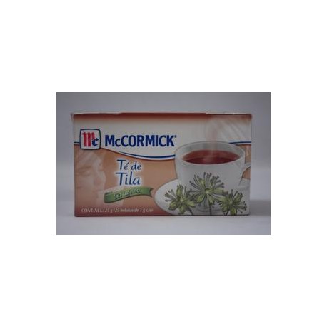 Herdez Caja Té de Tila Mccormick 25S/24P-Despensaenlinea