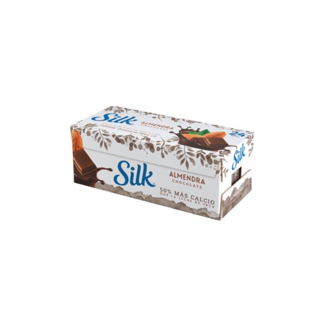 Silk Silk bebida de almendra sabor chocolate 24P/190M - KOZ-Despensaenlinea