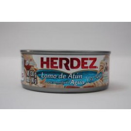 Herdez Media caja atún en agua Lomo 130G/24P-Despensaenlinea