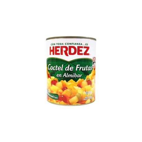 Herdez Media Caja Coctel de Frutas en Almí­bar 850G/6P-Despensaenlinea