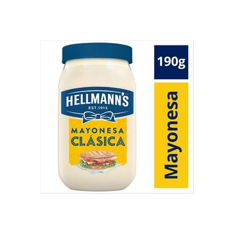 Unilever Media Caja Mayonesa Hellmans clasica 190G/12P-Despensaenlinea