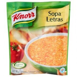 Unilever Media Caja Sopa Knorr Letra 95G/6P-Despensaenlinea