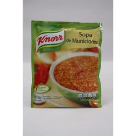 Unilever Media Caja Sopa Knorr Municiones 95G/6P-Despensaenlinea