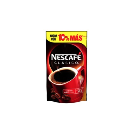 Nestlé Media Caja Cafe Nescafe Doy Pack 28G/12P-Despensaenlinea