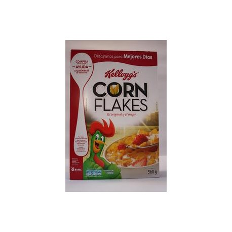 Kelloggs Media Caja Cereal Corn Flakes 530G/5P-Despensaenlinea