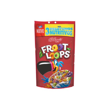 Kelloggs Media Caja Cereal Froot Loops Econopak 90G/7P-Despensaenlinea