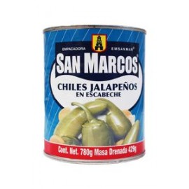 San Marcos Media Caja Chiles Jalapeños 780G/6P-Despensaenlinea