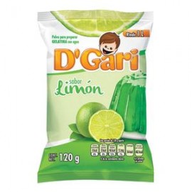 DÂ´Gari Caja Gelatina de Limon D´Gari 120G/50B-Despensaenlinea