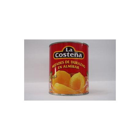 La Costeña Caja Duraznos en Mitades 820G/12P-Despensaenlinea