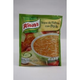 Abeto Caja sopa Knorr fideo y pollo 95G/12P-Despensaenlinea