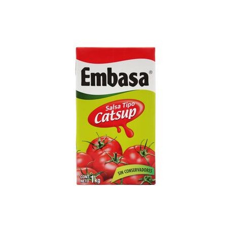 Herdez Caja Salsa Catsup Embasa del Fuerte 1K/12P-Despensaenlinea