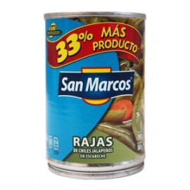 San Marcos Caja Chiles Rajas 215G/24P-Despensaenlinea