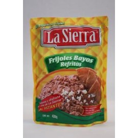 Sabormex Media Caja Frijol Bayo Refrito Bolsa La Sierra 430G/12P-Despensaenlinea