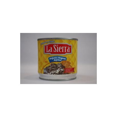 Sabormex Media Caja Frijol Negro Refrito La Sierra 400G/6P-Despensaenlinea