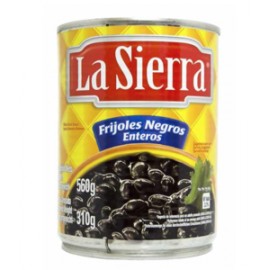 Sabormex Media Caja Frijol Negro Entero La Sierra 560G/6P-Despensaenlinea