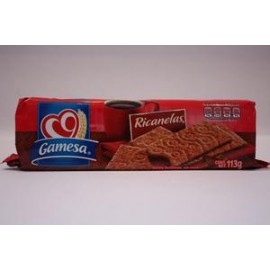 Pepsico Media Caja Galletas Ricanela Gamesa 113G/10P-Despensaenlinea