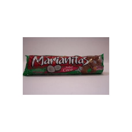 La Moderna Media Caja Galletas Marianitas Coco 185G/10P-Despensaenlinea