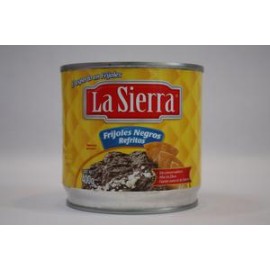 Sabormex Media Caja Frijol Negro Refrito La Sierra 400G/6P-Despensaenlinea