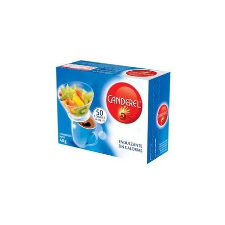 Merisant Caja Endulzante Canderel Azul 12P/50P-Despensaenlinea