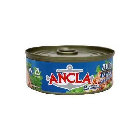 Marindustrias Caja atún en agua Ancla 140G/48P-Despensaenlinea