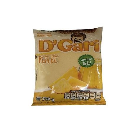 D´Gari Caja Gelatina Piña 720G/10P-Despensaenlinea