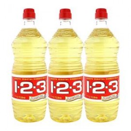 La Corona Aceite Vegetal 1.2.3 3P/1L - ZK-Despensaenlinea