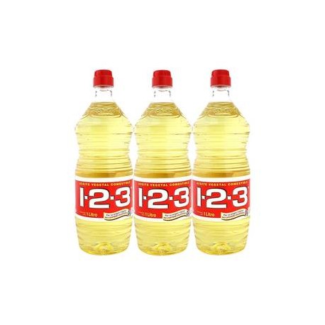 La Corona Aceite Vegetal 1.2.3 3P/1L - ZK-Despensaenlinea