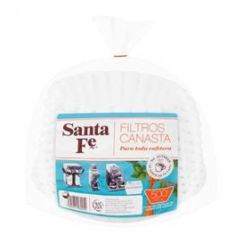 Santa Fe Filtros para Café Santa Fe Canasta 500P - ZK-Despensaenlinea