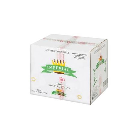 Patrona Aceite de Soya Imperial 12P/1L - ZK-Despensaenlinea