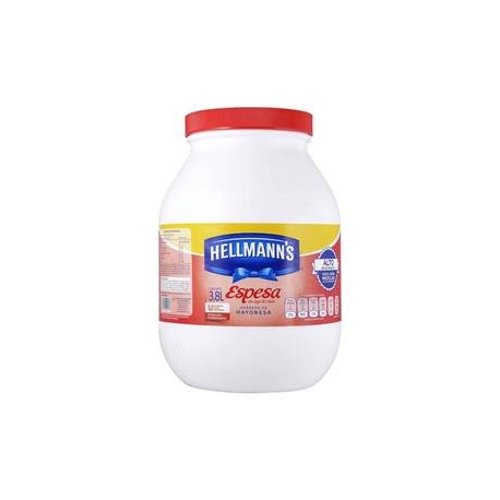 Unilever Food Solutions Mayonesa Hellmann's Espesa 3.8L - ZK-Despensaenlinea