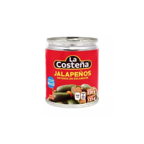 La Costeña Caja Chiles Jalapeños 220G/48P-Despensaenlinea