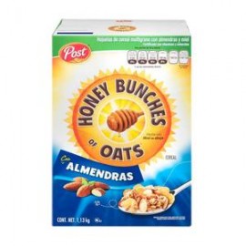 Post Cereal Honey Bunches con Almendras 1.13K - ZK-Despensaenlinea