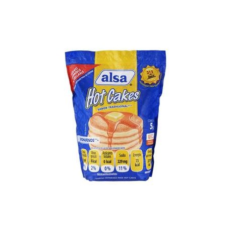 Alsa Harina para Hot Cakes Alsa Sabor Tradicional 5K - ZK-Despensaenlinea