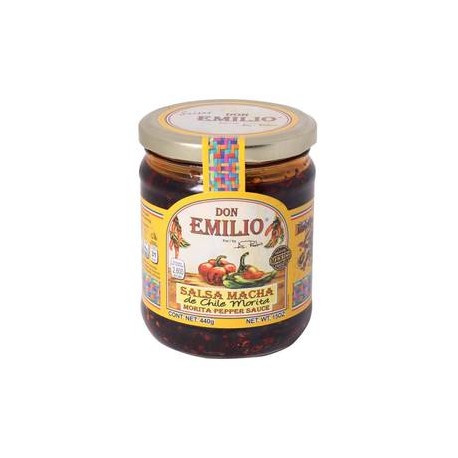 Don Emilio Salsa Macha Don Emilio Chile Morita 440G  - ZK-Despensaenlinea