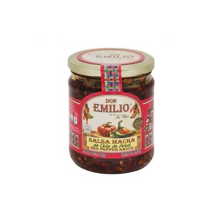 Don Emilio Salsa Macha Don Emilio Chile de Árbol 440G - ZK-Despensaenlinea