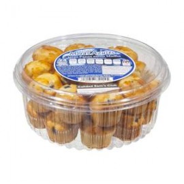 Cafe Valley Mini Panes Estilo Muffin Café Valley Bakery con Moras Azules 24P - ZK-Despensaenlinea