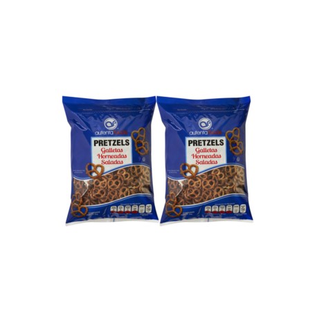 Autenta Foods Pretzels galletas horneadas saladas 2P/1K - KOZ-Despensaenlinea