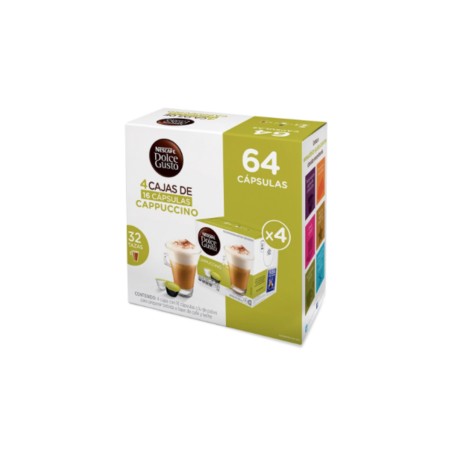 MayoreoTotal Pack cápsulas de café Capuccino Dolce Gusto 64C - KOZ-Despensaenlinea