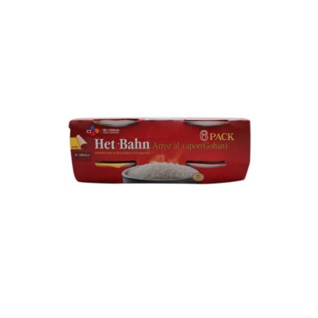 Het Bahn Arroz al vapor gohan blanco 6P/210G - KOZ-Despensaenlinea