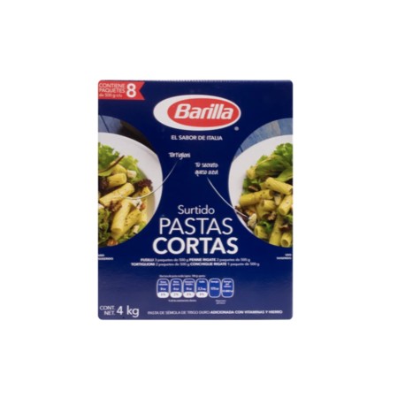 Barilla Mix pack pastas cortas 8P/500G - Barilla KOZ-Despensaenlinea